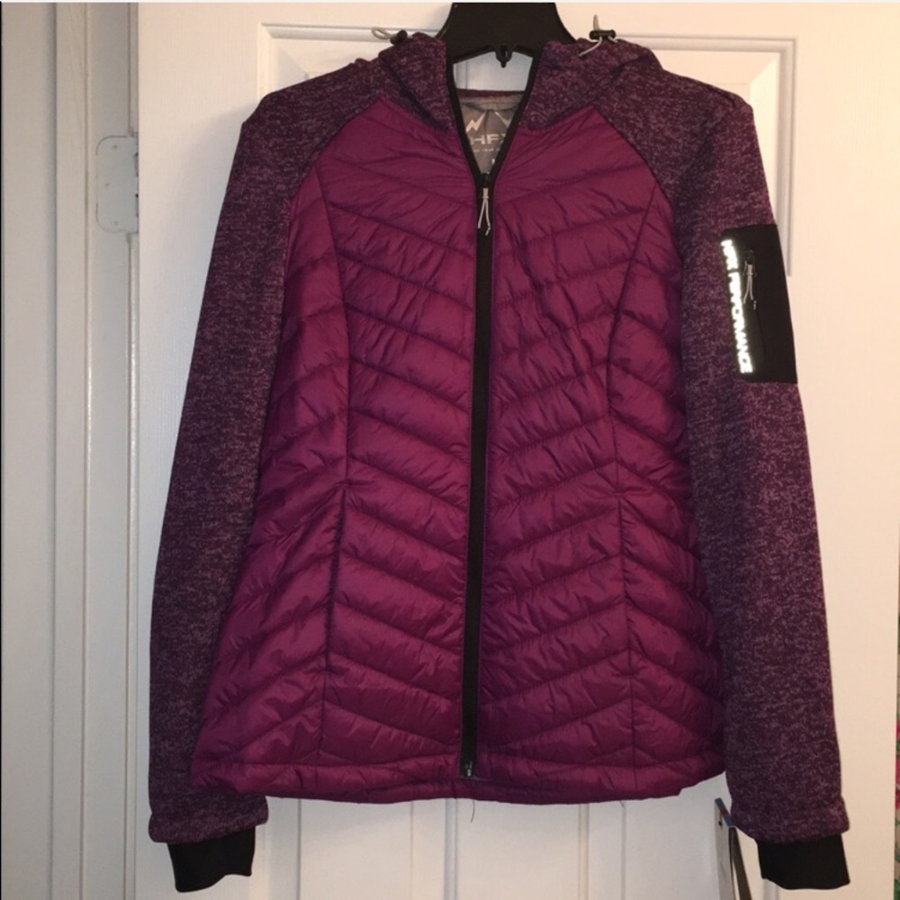 HFX Purple Puffer Jacket